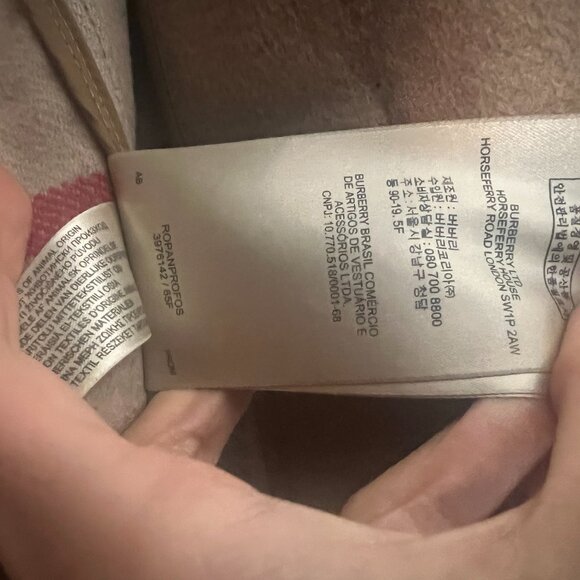 Burberry Tan Coat - Size 2 - Picture 7 of 7